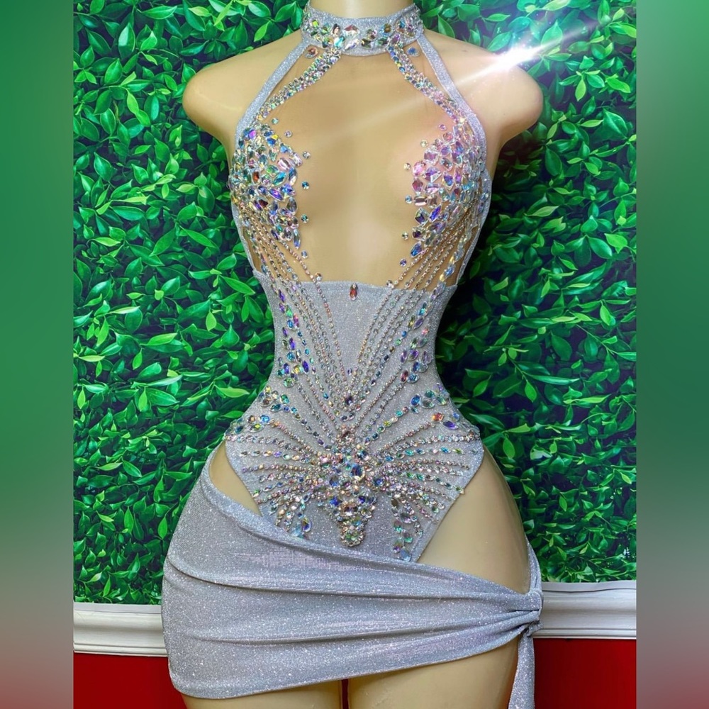 Porsha Glover Customs #Birthdaydress worn once.